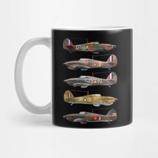 Hawker Hurricane is a British WW2 fighter aircraft Mug